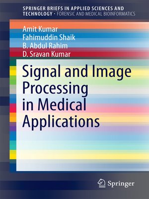 cover image of Signal and Image Processing in Medical Applications